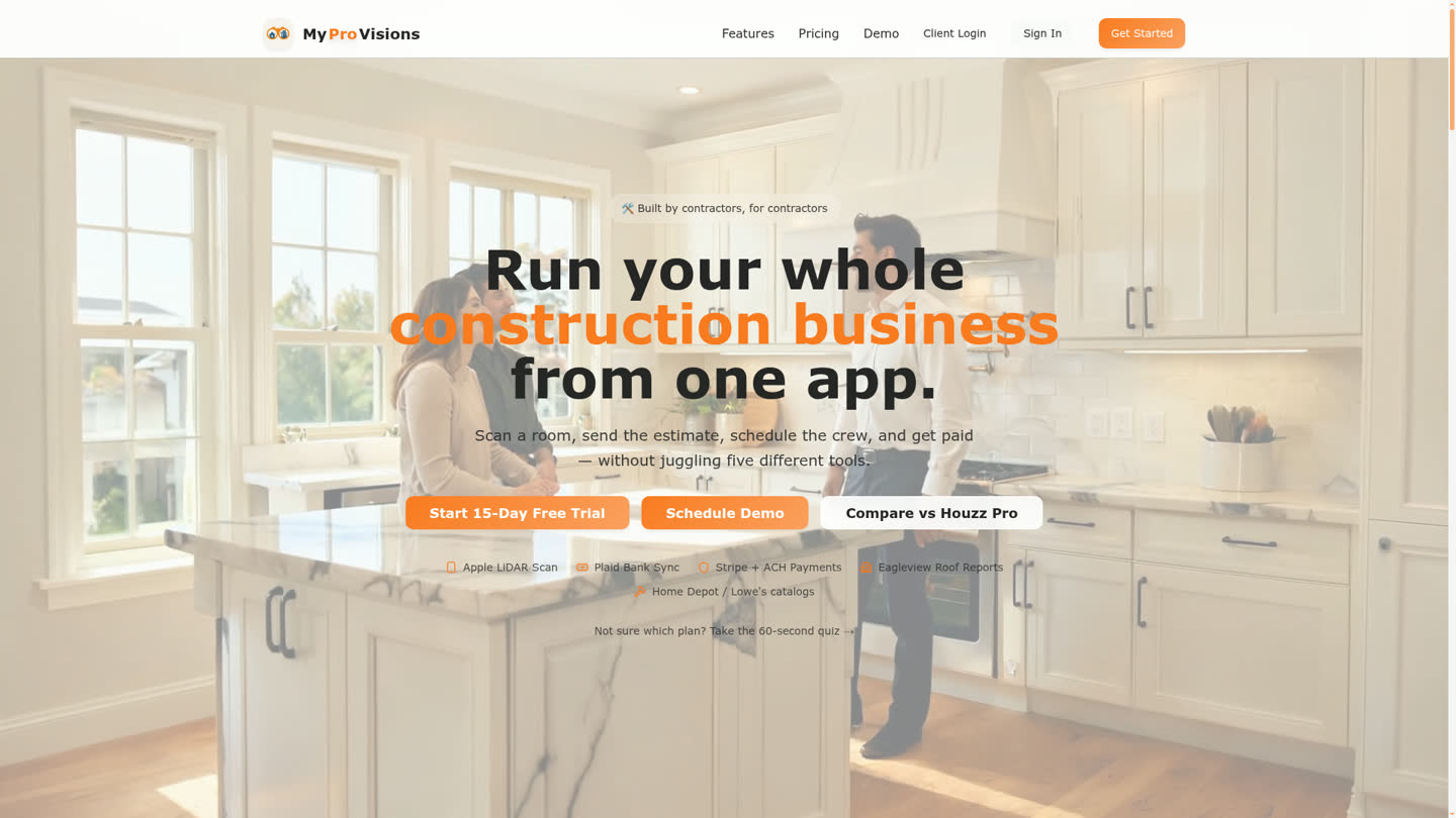 MyProvisions website built by DET Digital